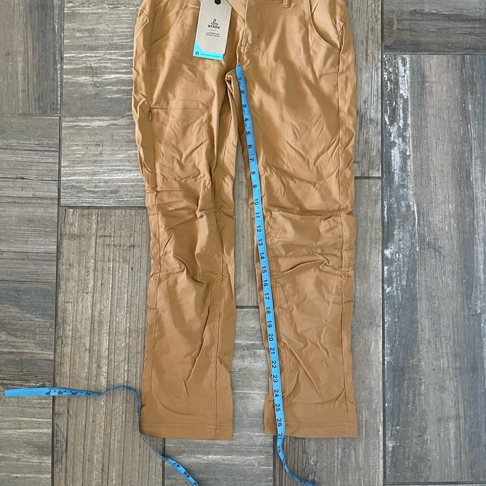 Prana HALLE STRAIGHT pants size 0 New - Picture 10 of 11